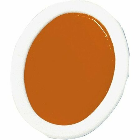 DIXON TICONDEROGA Watercolor Refills, Oval-Pan, Semi-Moist, Orange, 12PK DIXX802